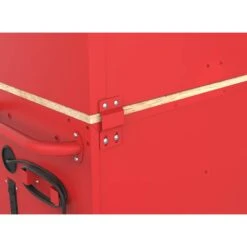 Husky Modular Tool Storage 52 In. W Standard Duty Red Mobile Workbench Cabinet With 8-Drawer Top Tool Chest -Husky Shop red husky mobile workbenches h52modsuite1red fa 1000