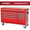 Husky Modular Tool Storage 52 In. W X 20 In. D Standard Duty Red Mobile Workbench Cabinet 31 Husky Modular Tool Storage 52 In. W X 20 In. D Standard Duty Red Mobile Workbench Cabinet -Husky Shop red husky mobile workbenches h52mwc10modred 64 1000