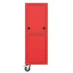 Husky Modular 20 In. W X 20 In. D Standard Duty 3-Shelf Red Rolling Side Tool Chest -Husky Shop red husky side tool cabinets lockers h20lockmodred 4f 1000