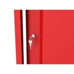 Husky Modular 20 In. W X 20 In. D Standard Duty 3-Shelf Red Rolling Side Tool Chest -Husky Shop red husky side tool cabinets lockers h20lockmodred 76 1000