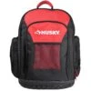 Husky 18 In. Rubber Bottom Tool Backpack In Red -Husky Shop red husky tool bags 68000h 18 64 1000