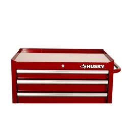Husky Standard-Duty 27 In. W X 18 In. D 5-Drawer Red Rolling Tool Cabinet 14 Husky Standard-Duty 27 In. W X 18 In. D 5-Drawer Red Rolling Tool Cabinet -Husky Shop red husky tool cabinets h27tr5red c3 1000