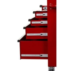 Husky Standard-Duty 27 In. W X 18 In. D 5-Drawer Red Rolling Tool Cabinet 18 Husky Standard-Duty 27 In. W X 18 In. D 5-Drawer Red Rolling Tool Cabinet -Husky Shop red husky tool cabinets h27tr5red fa 1000