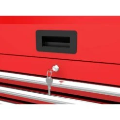 Husky Modular Tool Storage 52 In. W X 16 In. D Standard Duty Red Top Tool Chest -Husky Shop red husky top tool chests h52ch8modred 76 1000