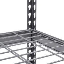 Husky 4-Tier Heavy Duty Steel Garage Storage Shelving Unit In Silver (36 In. W X 72 In. H X 18 In. D) -Husky Shop silver husky freestanding shelving units mr361872w4 c3 1000