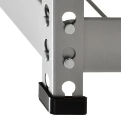 Husky 4-Tier Heavy Duty Steel Garage Storage Shelving Unit In Silver (36 In. W X 72 In. H X 18 In. D) -Husky Shop silver husky freestanding shelving units mr361872w4 fa 1000