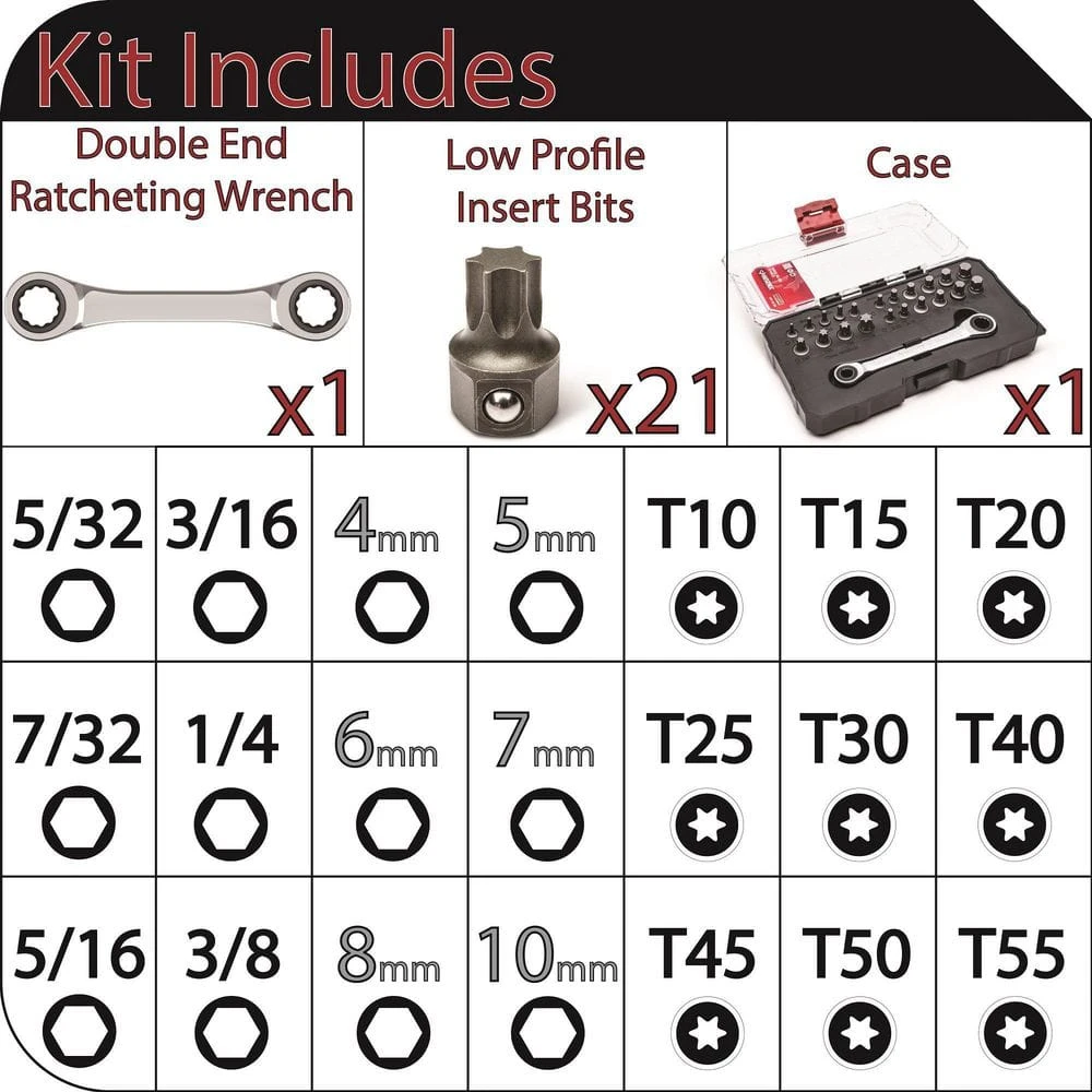 Husky 22-Piece Insert Bit Set 2 Husky 22-Piece Insert Bit Set - Image 2