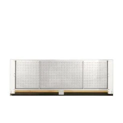 Husky 52 In. W To 72 In. W Stainless Steel Adjustable Pegboard -Husky Shop stainless steel husky pegboards hoaa52jx1 1d 1000