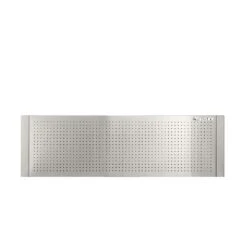 Husky 52 In. W To 72 In. W Stainless Steel Adjustable Pegboard -Husky Shop stainless steel husky pegboards hoaa52jx1 4f 1000