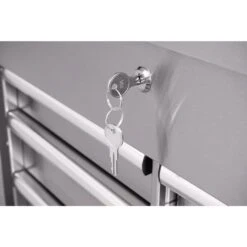 Husky 33 In. 4-Drawer Stainless Steel Mechanics Cart -Husky Shop stainless steel tool carts houc3304jx1 d4 1000