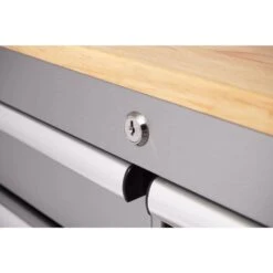 Husky Tool Storage 36 In. W Stainless Steel Utility Cart -Husky Shop stainless steel tool carts houc3603bjx1 44 1000