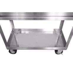 Husky Tool Storage 36 In. W Stainless Steel Utility Cart -Husky Shop stainless steel tool carts houc3603bjx1 76 1000