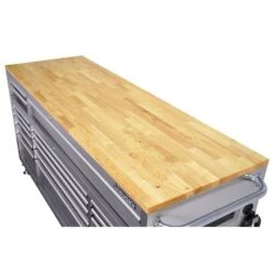 Husky 72 In. W X 24 In D Heavy Duty 18-Drawer Mobile Workbench With Mechanics Tool Set (1,025-Piece) In Stainless Steel 15 Husky 72 In. W X 24 In D Heavy Duty 18-Drawer Mobile Workbench With Mechanics Tool Set (1,025-Piece) In Stainless Steel -Husky Shop stainless steel with silver trim husky mobile workbenches h1025tb72stscb 1d 1000