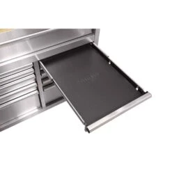 Husky 72 In. W X 24 In D Heavy Duty 18-Drawer Mobile Workbench With Mechanics Tool Set (1,025-Piece) In Stainless Steel 21 Husky 72 In. W X 24 In D Heavy Duty 18-Drawer Mobile Workbench With Mechanics Tool Set (1,025-Piece) In Stainless Steel -Husky Shop stainless steel with silver trim husky mobile workbenches h1025tb72stscb fa 1000