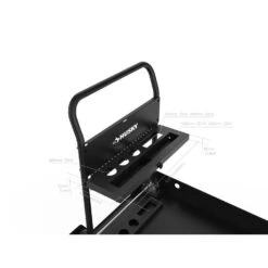 Husky 38 In. W All-Terrain Folding Tool Cart -Husky Shop textured black husky tool carts h38foldcart 40 1000