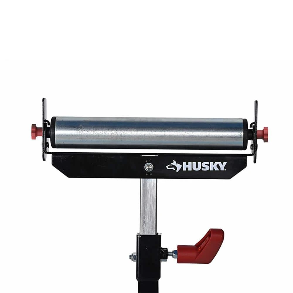 Husky 23 In. To 43 In. Stationary Steel Roller Stand With Edge Guide 4 Husky 23 In. To 43 In. Stationary Steel Roller Stand With Edge Guide - Image 4
