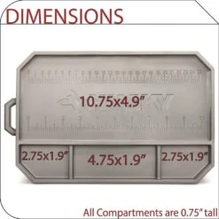 Husky 11.25 In. X 7.5 In. Silicone Tool Holder Mat -Husky Shop tool storage accessories hstmat 40 1000