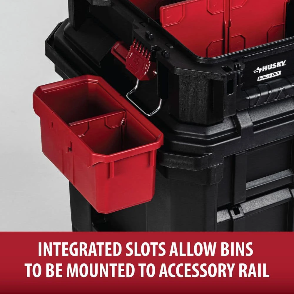 Husky Build-Out Modular Tool Storage 6-Compartment Deep Organizer 2 Husky Build-Out Modular Tool Storage 6-Compartment Deep Organizer - Image 2