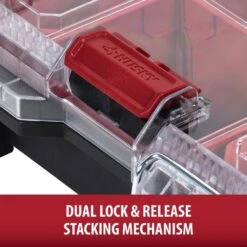 Husky Build-Out Modular Tool Storage 6-Compartment Deep Organizer 18 Husky Build-Out Modular Tool Storage 6-Compartment Deep Organizer -Husky Shop transparent and vintage red and black husky modular tool storage systems hky22846st 76 1000