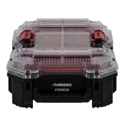 Husky Build-Out Modular Tool Storage 6-Compartment Deep Organizer 13 Husky Build-Out Modular Tool Storage 6-Compartment Deep Organizer -Husky Shop transparent and vintage red and black husky modular tool storage systems hky22846st c3 1000