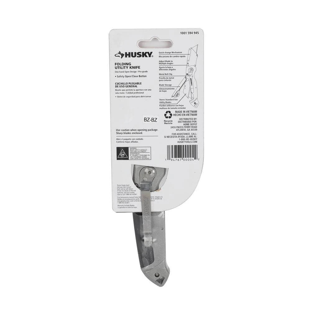 Husky Pro Utility Knife 8 Husky Pro Utility Knife - Image 8