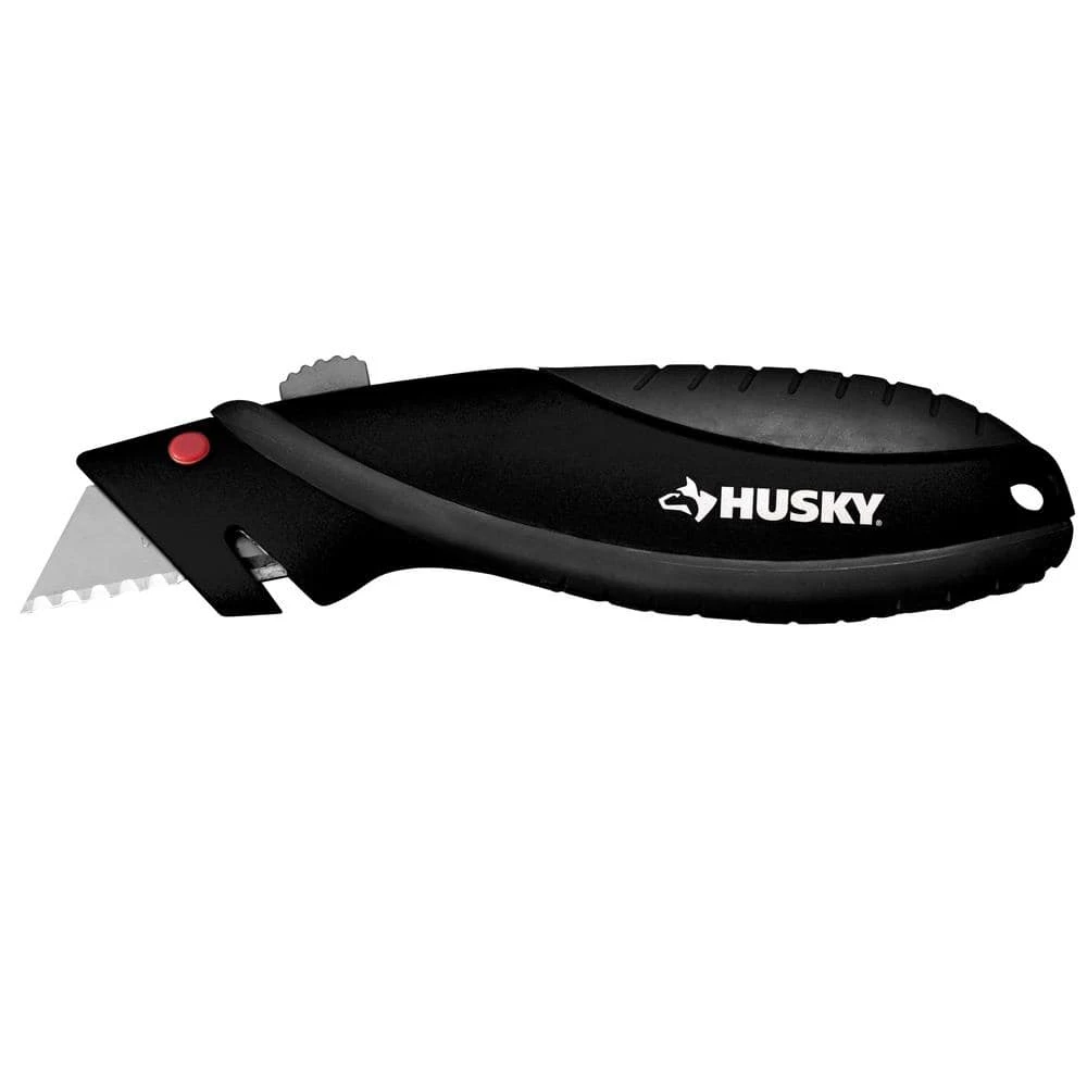 Husky Quick Change Serrated Utility Knife 1 Husky Quick Change Serrated Utility Knife