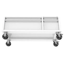 Husky Modular Tool Storage 52 In. W White Mobile Workbench Cabinet -Husky Shop white husky mobile workbenches h52mwc10modwht 1d 1000