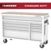 Husky Modular Tool Storage 52 In. W White Mobile Workbench Cabinet 14 Husky Modular Tool Storage 52 In. W White Mobile Workbench Cabinet -Husky Shop white husky mobile workbenches h52mwc10modwht 64 1000