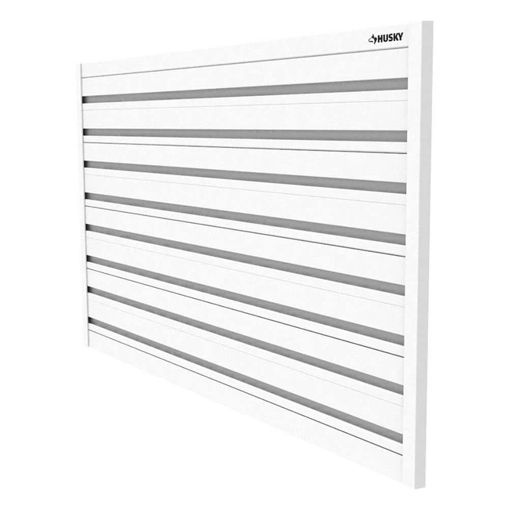 Husky 4-Panel Pack With Trim For Garage Slat Wall System 1 Husky 4-Panel Pack With Trim For Garage Slat Wall System